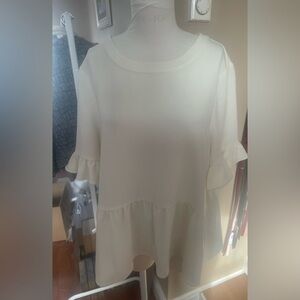 Kate Spade Ruffle Sleeve Top